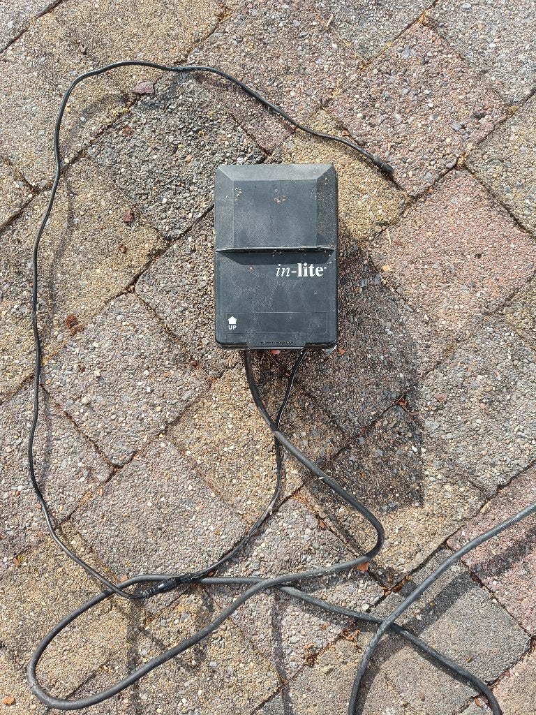 IN LITE transformator voor tuinverlichting, Tuin en Terras, Ophalen, Kunststof, Gebruikt, Overige typen