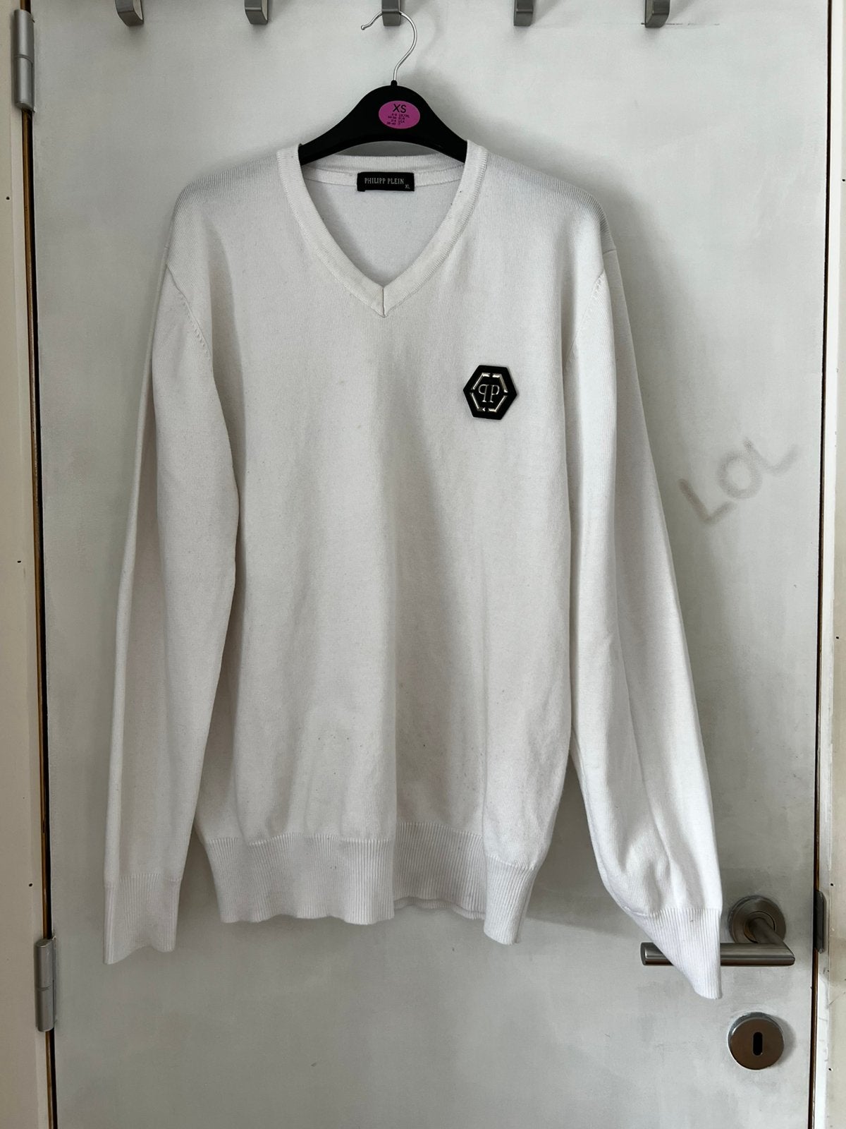 Philipp Plein sweater/trui XL, Kleding | Heren, Ophalen of Verzenden, Zo goed als nieuw, Maat 52/54 (L), Wit