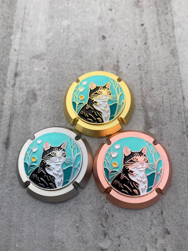 3 champagne capsules bijou style Hirault cassan, Enlèvement ou Envoi