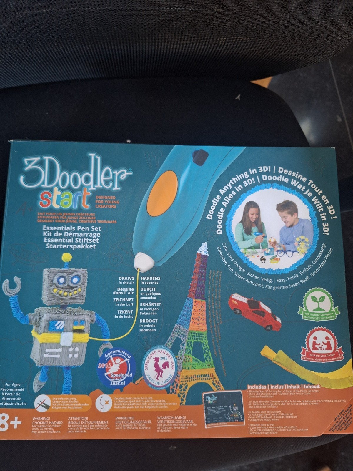 3d pen voor kinderen, Ophalen