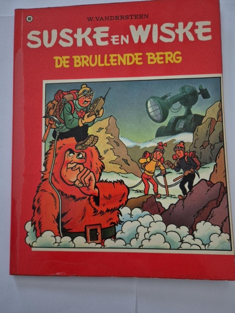 Suske en Wiske nr. 80 – De Brullende Berg, Boeken, Gelezen, Verzenden, Willy Vandersteen, Eén stripboek