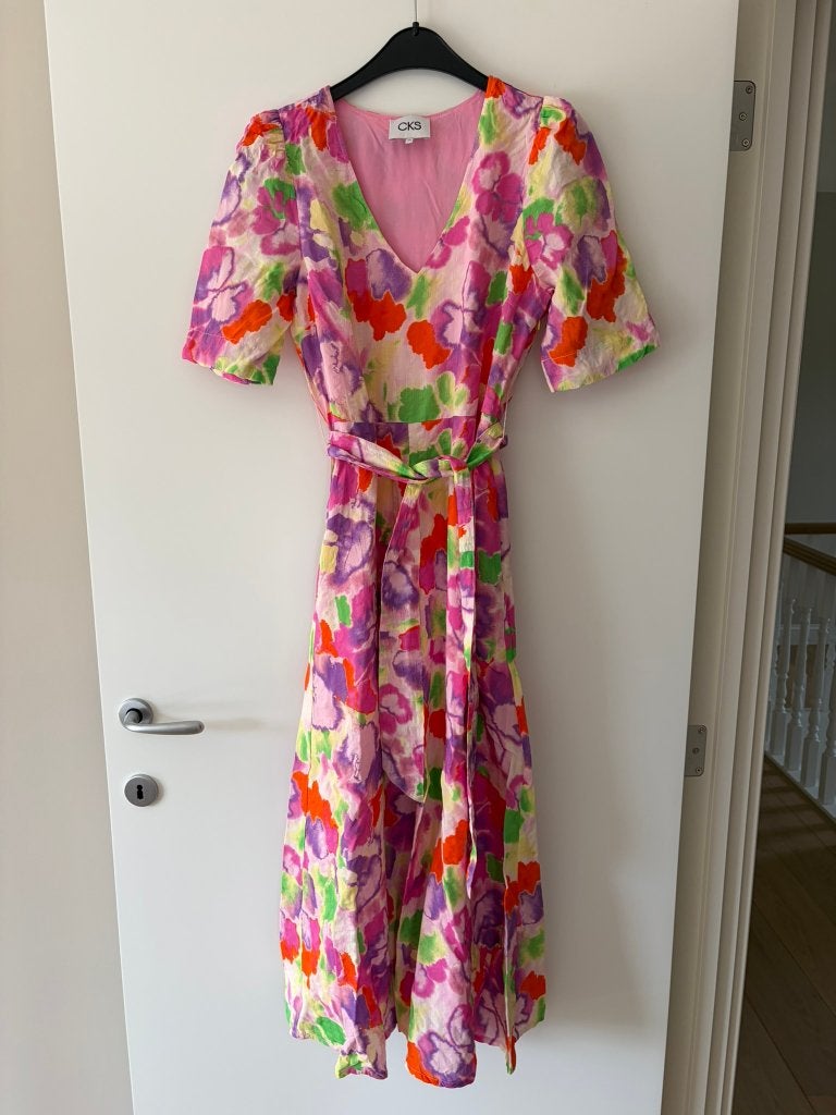 jurk CKS maat XS, Kleding | Dames, Jurken, Ophalen of Verzenden, Zo goed als nieuw, Roze, Maat 34 (XS) of kleiner