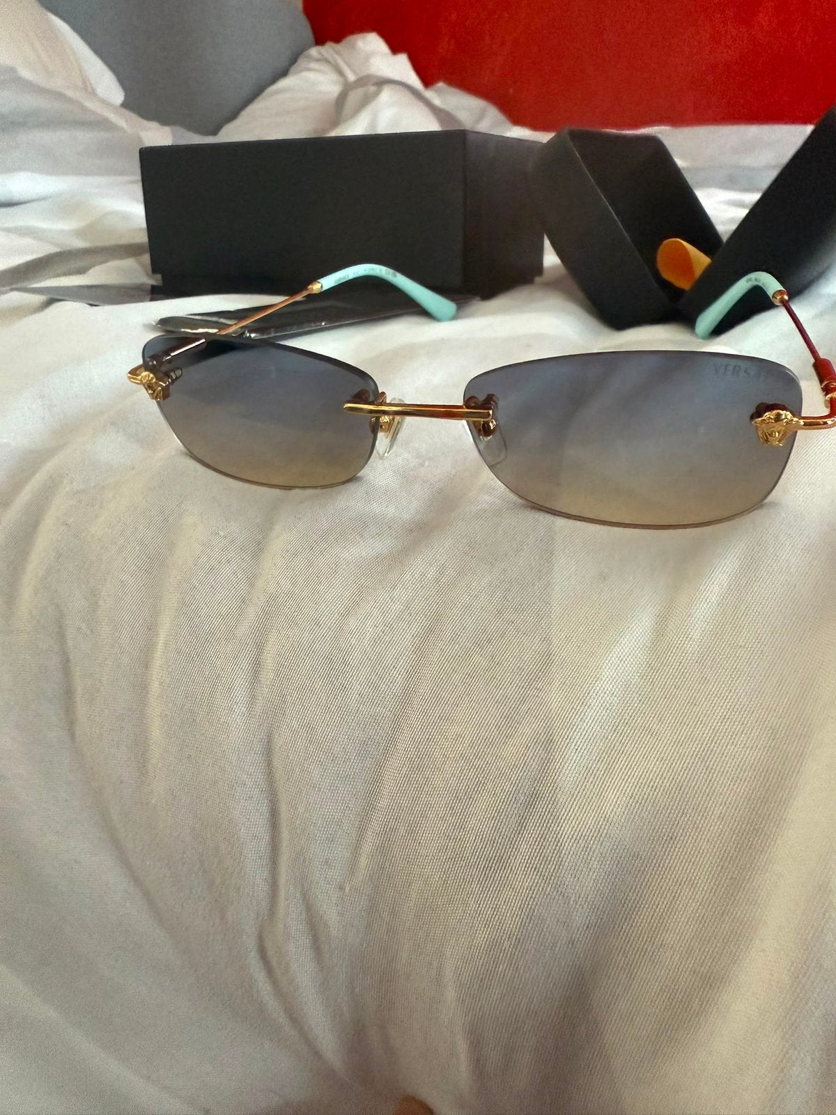 Lunette de soleil - Versace - Men ✅, Bijoux, Sacs & Beauté, Lunettes de Soleil & Lunettes | Hommes, Enlèvement ou Envoi, Neuf