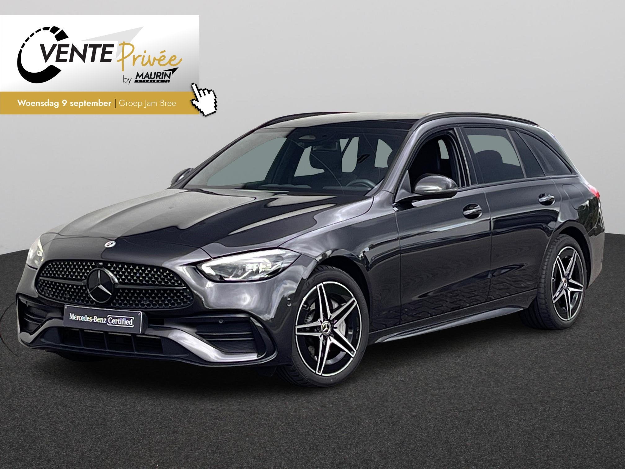 Mercedes-Benz C-Klasse Break 300 e AMG/Pano/Trekhaak, Automaat, 4 cilinders, https://public.car-pass.be/vhr/773cf8ad-31b9-4631-9638-61110ab69075