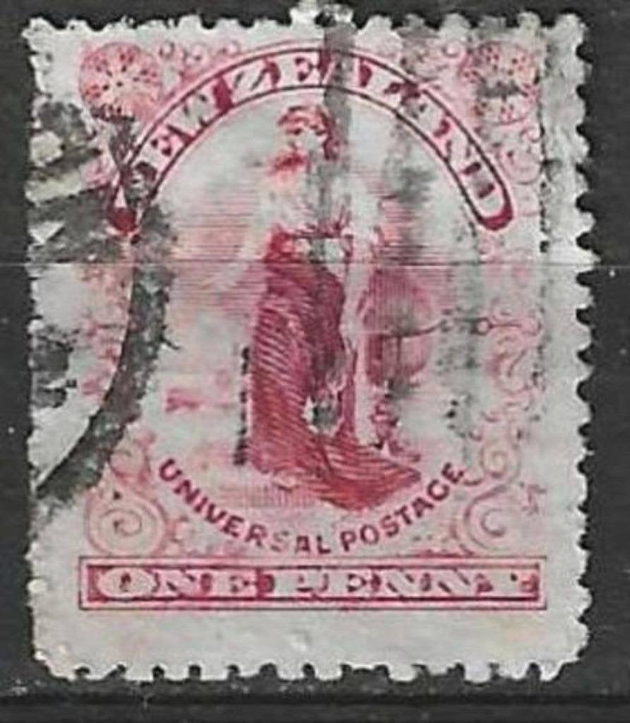 Nouvelle-Zélande 1900/1909 - Yvert 94 - Fermier - 1 p. (ST), Envoi, Affranchi