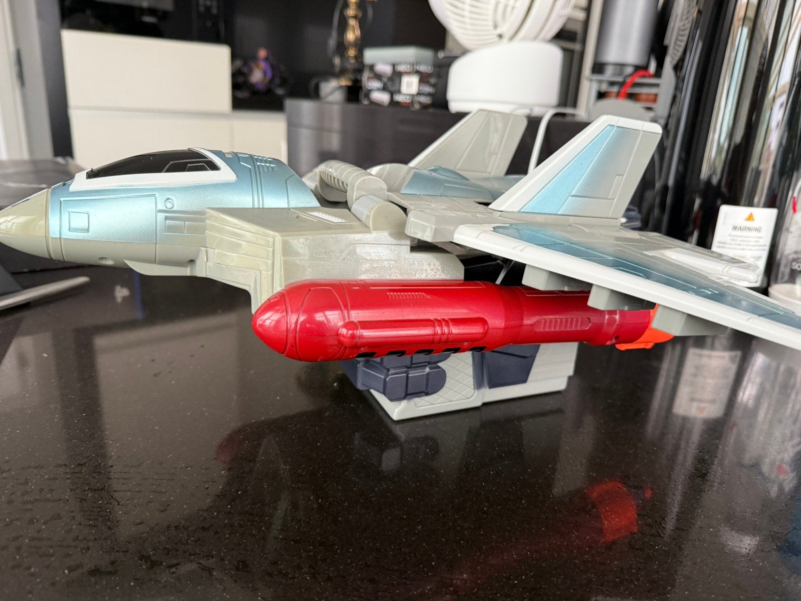 Transformers Decepticon Jet Blaster / Nerf Schietijzer, Ophalen, Zo goed als nieuw