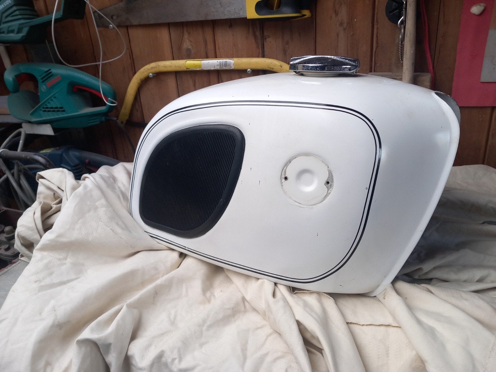 tank bmw /5, Motoren, Ophalen, Gebruikt