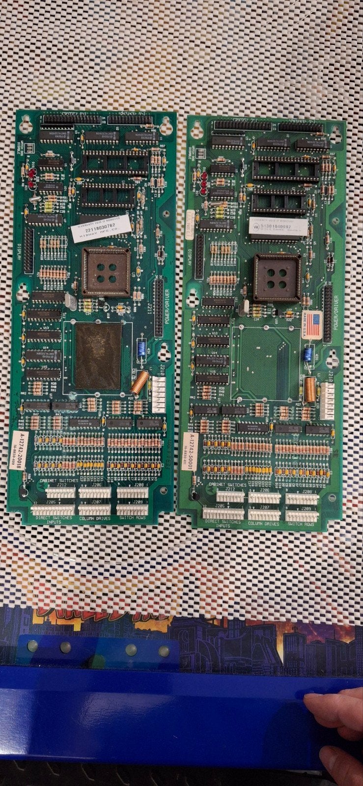 2 wpc cpu flipperkast, Gebruikt, Onderdeel of Defecte kast, Ophalen of Verzenden, Williams