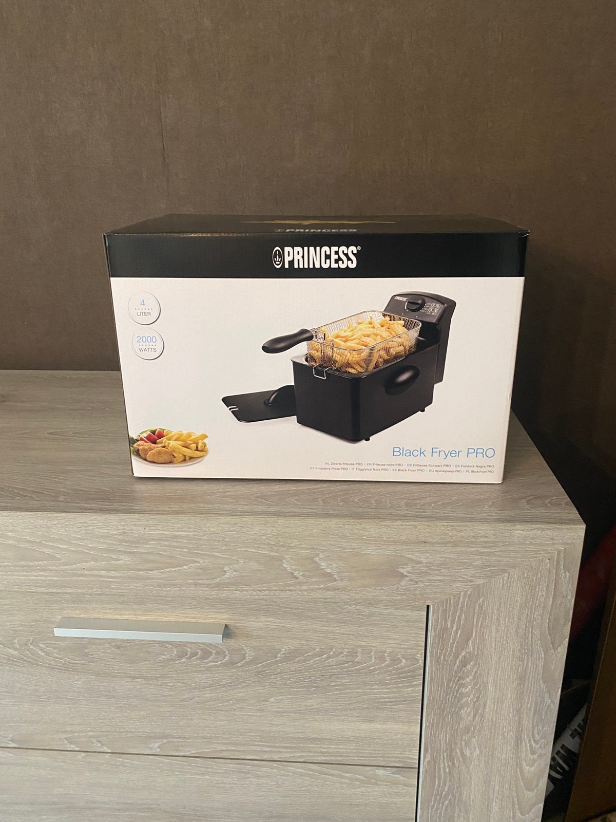 Princess Black PRO 4L/2000W, Electroménager, Appareils à gourmet, Enlèvement, Neuf