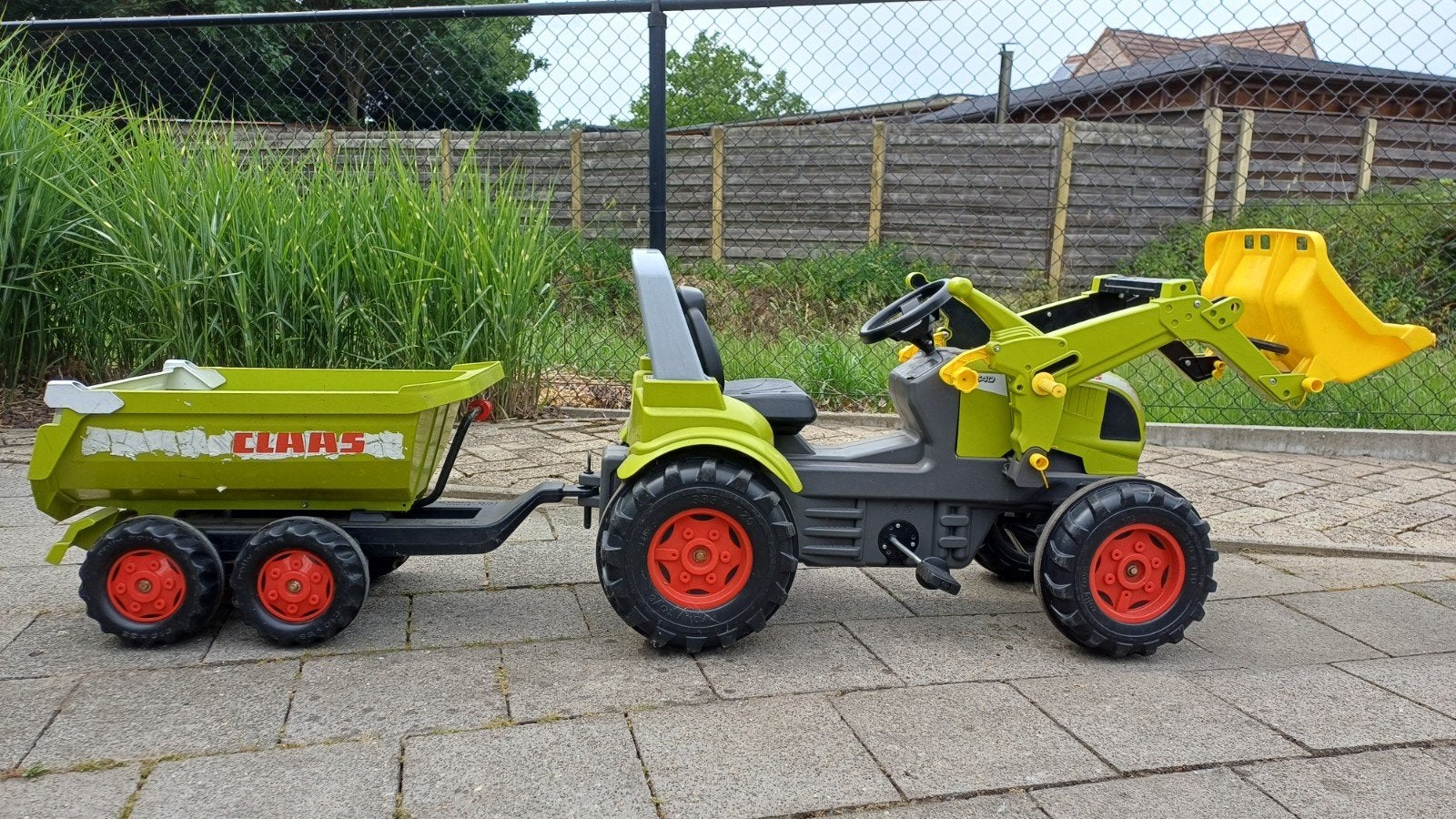 Tractorcombinatie, Ophalen