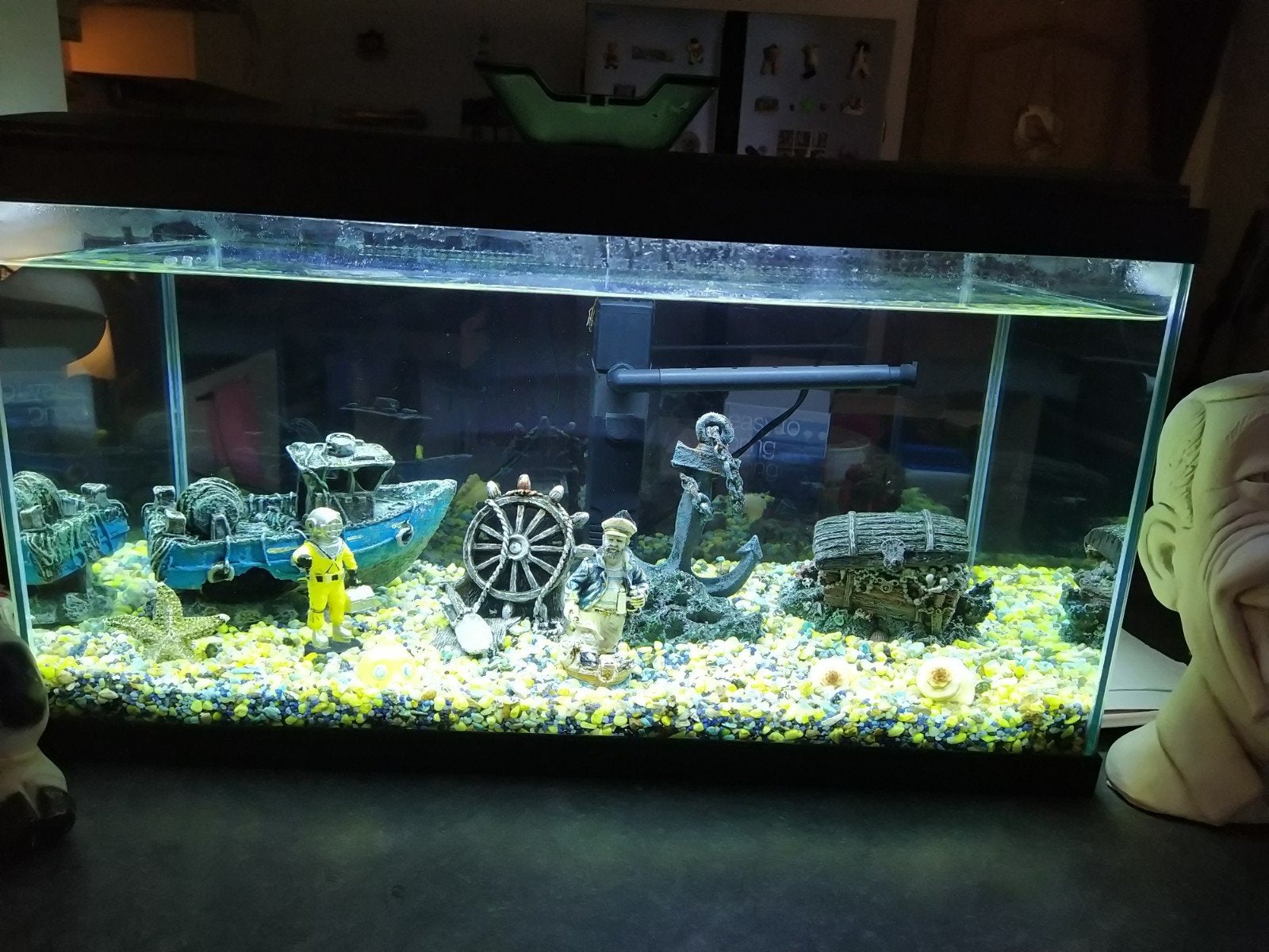 A vendre aquarium 60l tout garni, Ophalen, Verwarming