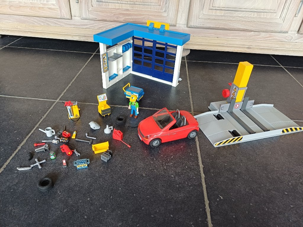 Playmobil garage 70202, Kinderen en Baby's, Speelgoed | Playmobil, Ophalen, Gebouw, Complete set, Zo goed als nieuw