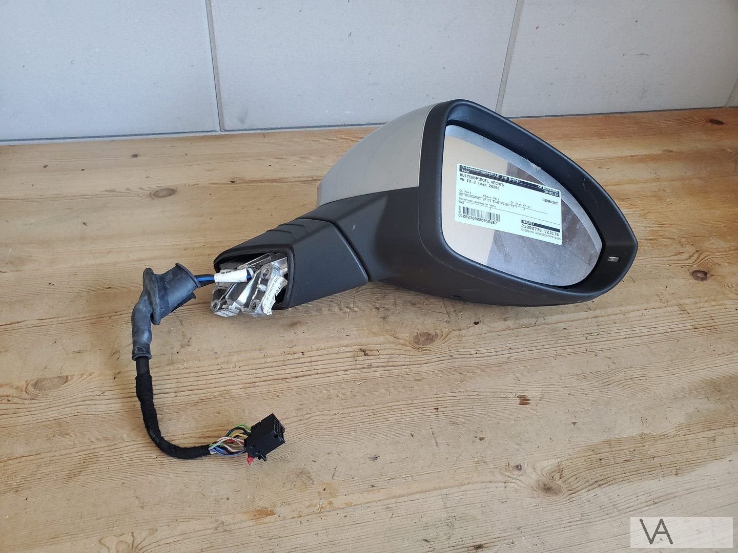VW Volkswagen ID3 ID.3 spiegel rechts zilver 13 draden €200, Gebruikt, -, Volkswagen, -
