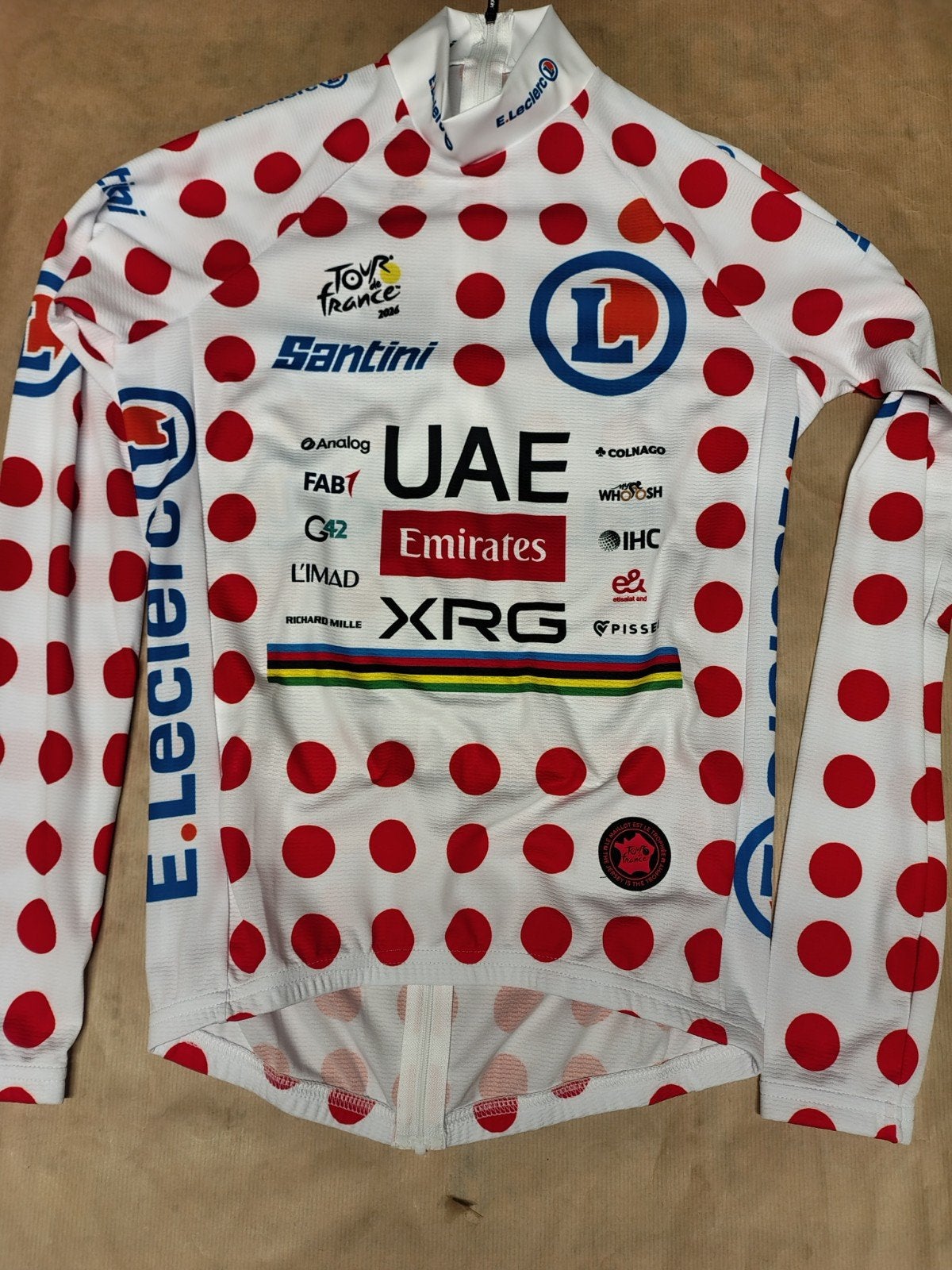 tour de france 2026, podium trui team UAE,, Ophalen of Verzenden