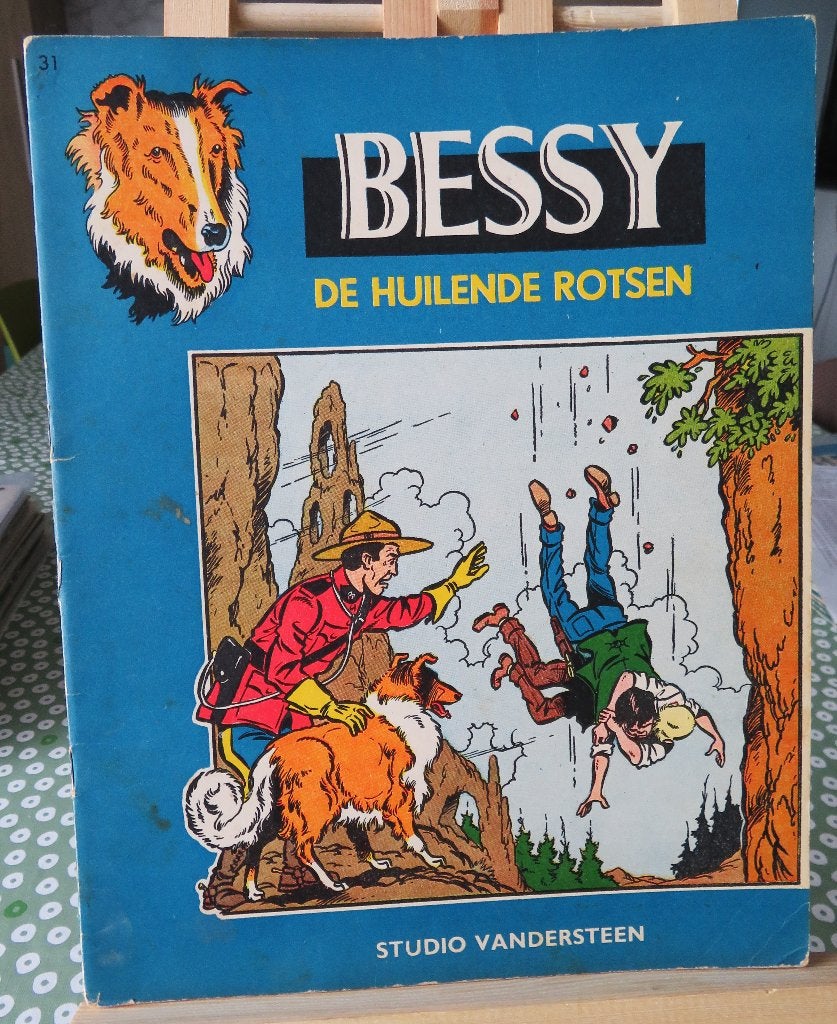 Bessy nr 31 De huilende rotsen 1 druk., Enlèvement ou Envoi, Utilisé, Willy vandersteen