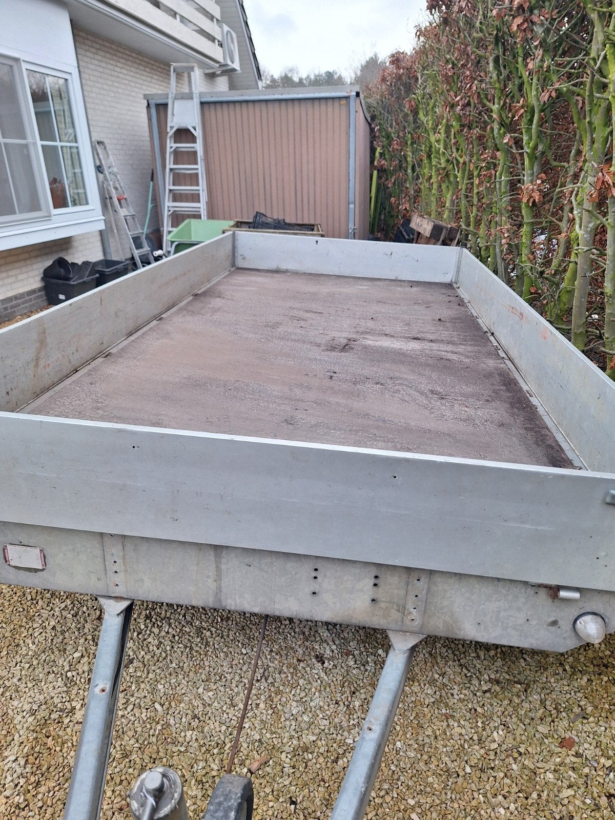aanhangwagen 2700 kg 4x2m mer eduard, Enlèvement, Utilisé