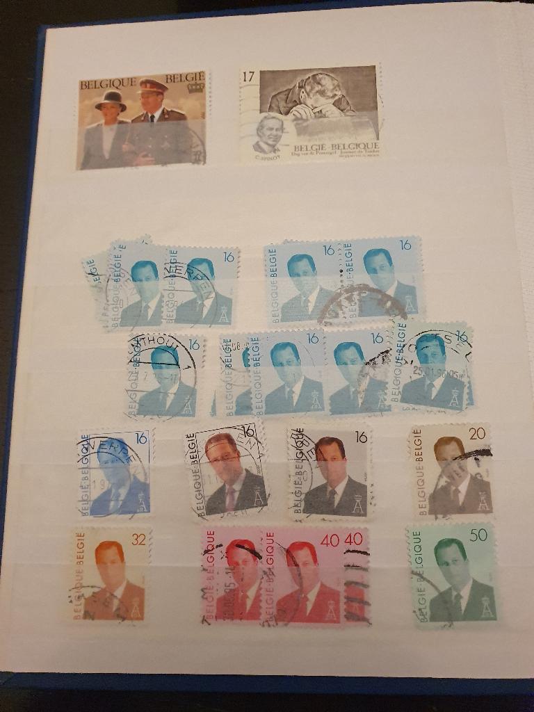 Postzegelverzameling België, Postzegels en Munten, Ophalen, Frankeerzegel, Gestempeld, Gestempeld