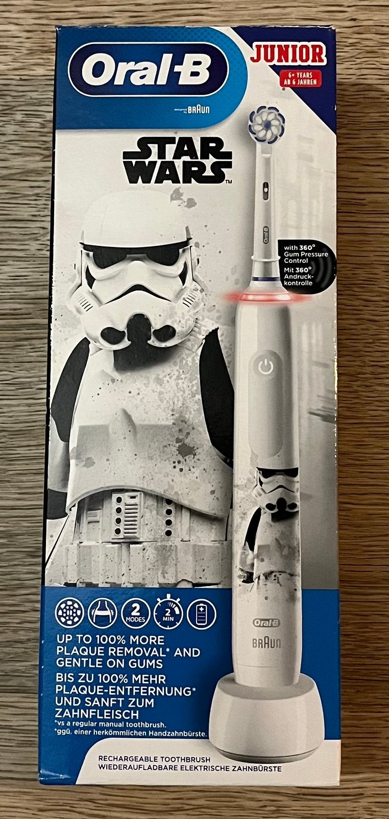 Oral-B Elektrische Tandenborstel - Junior Star Wars, Bijoux, Sacs & Beauté, Enlèvement, Neuf, Brosse à dents
