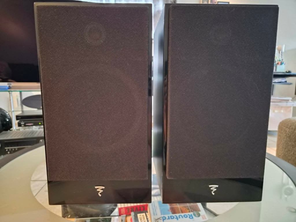 Enceintes bibliothèque Focal Theva 1, Bass-reflex, Comme neuf, Enlèvement, Enceinte d'étagère