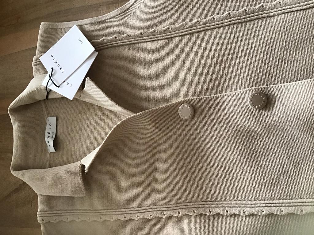 Sandro kleedje nieuw, Kleding | Dames, Jurken, Maat 38/40 (M), Beige, Nieuw, Ophalen of Verzenden