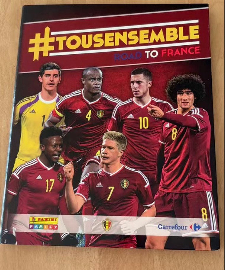 Panini Carrefour #TousEnsemble Verzamelmap - Rode Duivels, Verzamelen, Ophalen of Verzenden, Zo goed als nieuw