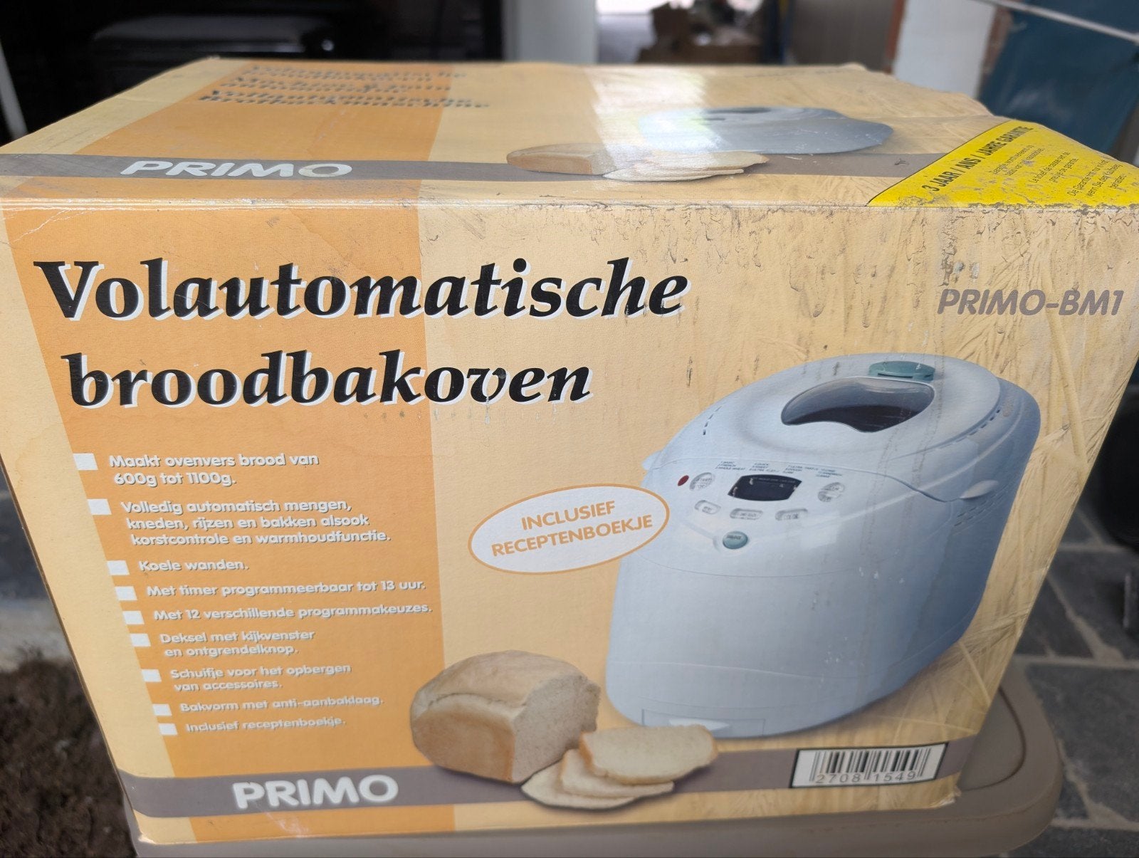 Broodbakmachine primo, Ophalen of Verzenden