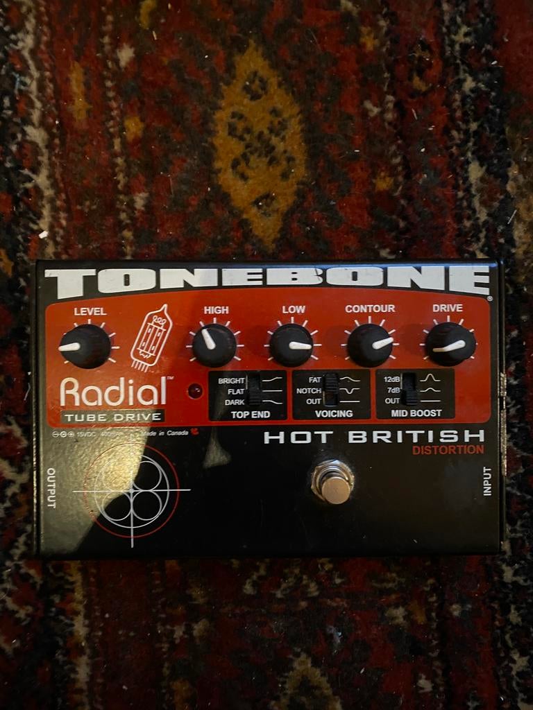 Radial Tonebone Hot British Distortion (rare), Muziek en Instrumenten, Effecten, Zo goed als nieuw, Ophalen of Verzenden