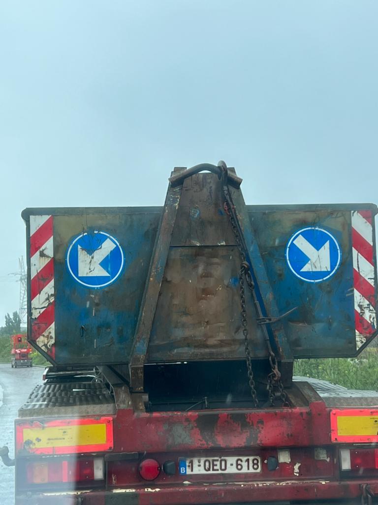 12c containers met wielen algemene staat goed, Hobby en Vrije tijd, Modeltreinen | Overige schalen, Ophalen, Zo goed als nieuw