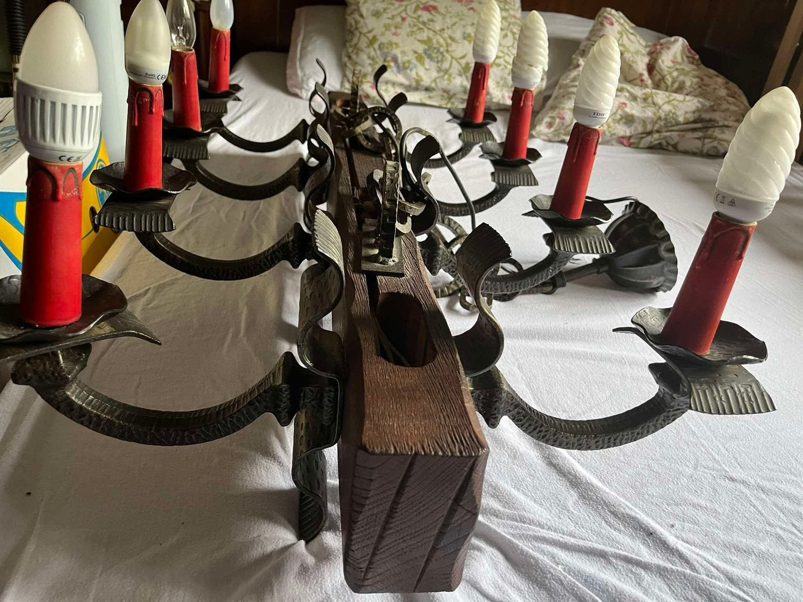 Vintage kroonluchter, Antiek en Kunst, Ophalen