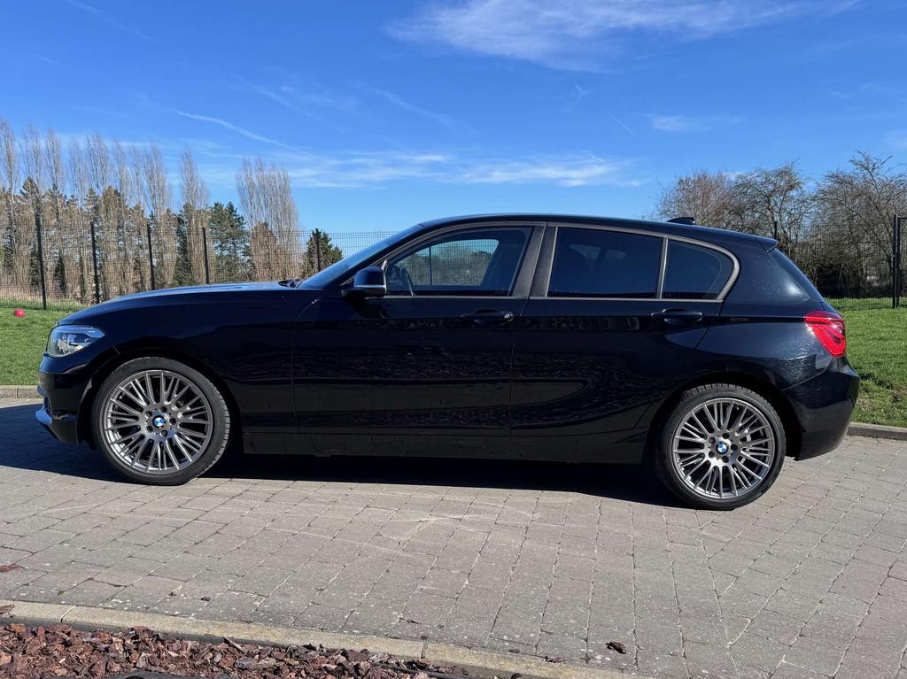 BMW 1 Serie 118 118iA OPF (EU6d-TEMP) (bj 2018, automaat), Auto's, Gebruikt, 1885 kg, 136 pk, Zwart
