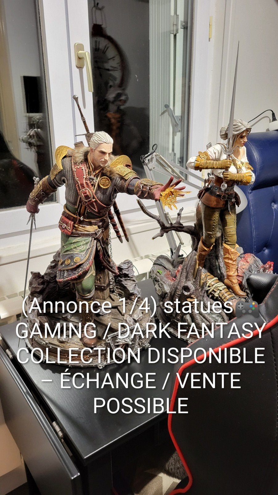 1/4 statues  GAMING / DARK FANTASY COLLECTION DISPONIBLE, Collections, Enlèvement, Utilisé, Fantasy