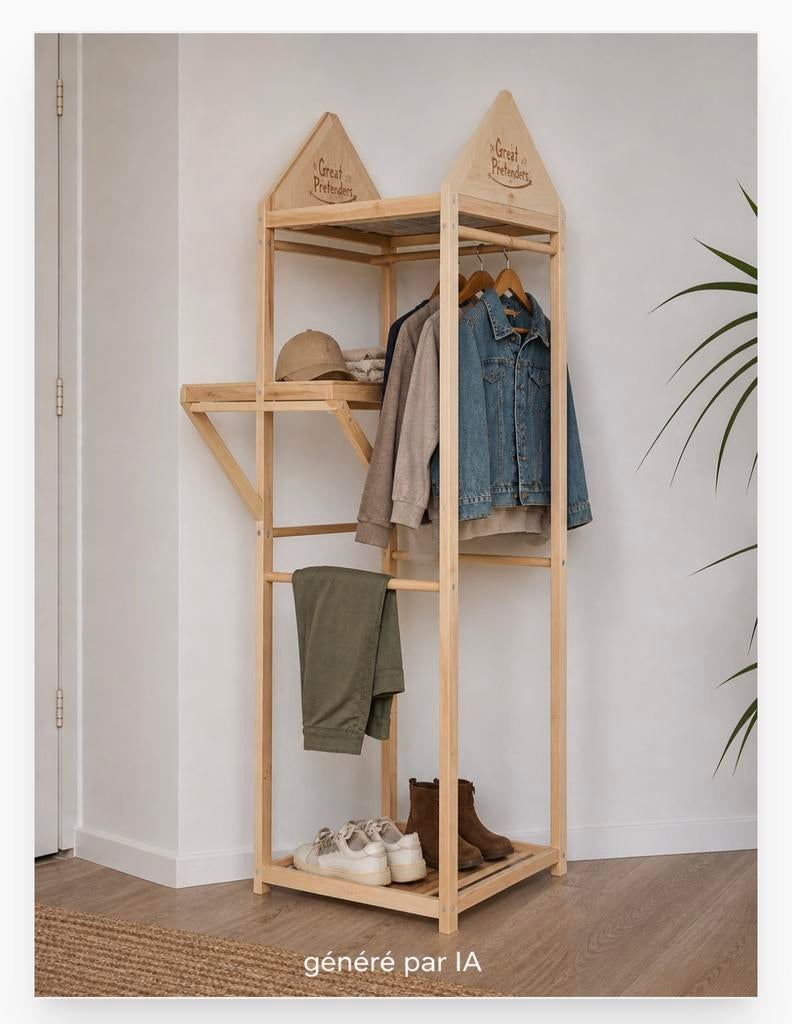 Garde robe jamais utilisé, Maison & Meubles, Armoires | Penderies & Garde-robes, Enlèvement, Neuf