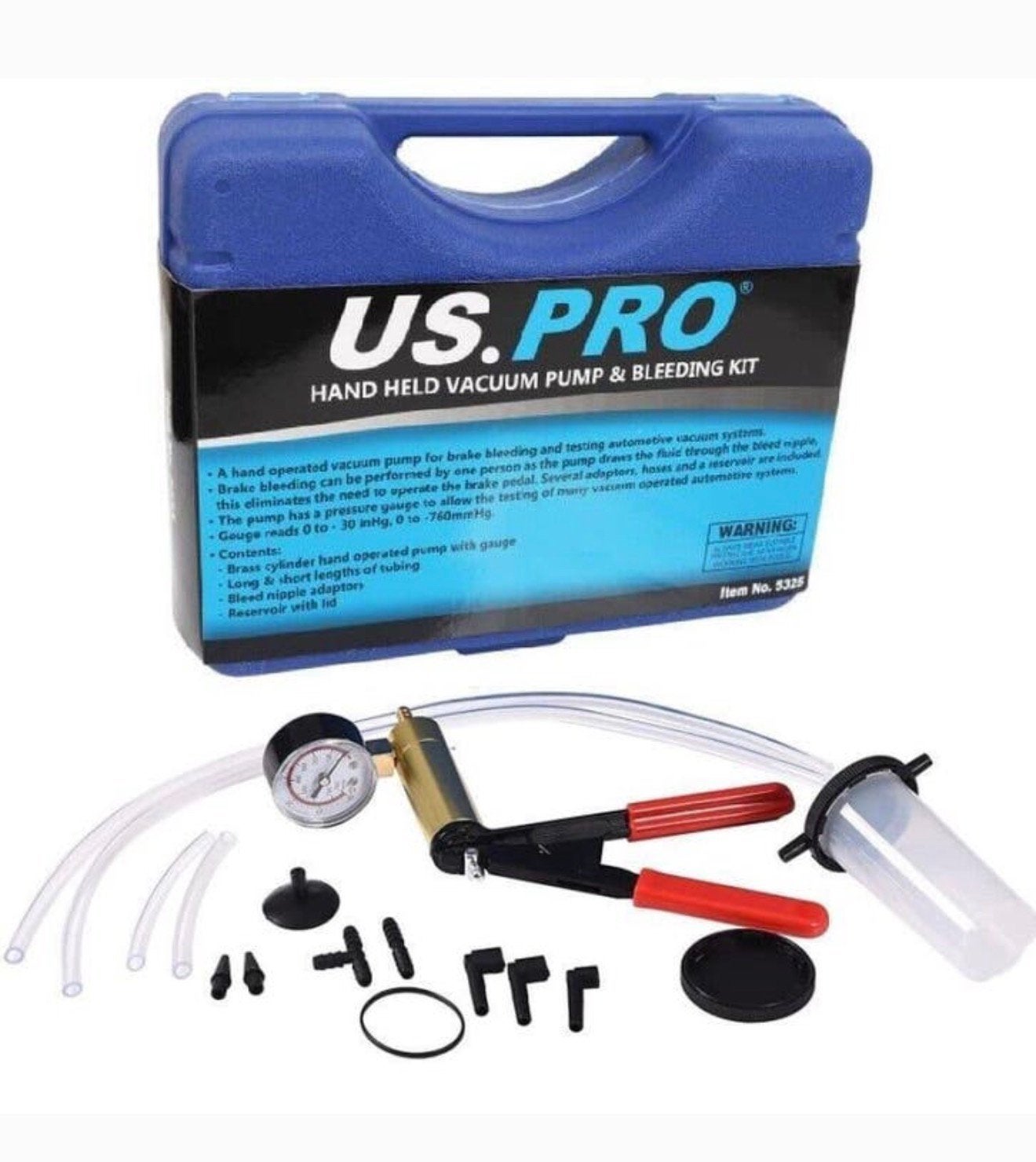 US PRO Vacuümpomp Remontluchter Set 5325 Nieuw remvloeistof, Auto diversen, Autogereedschap, Ophalen of Verzenden, Nieuw