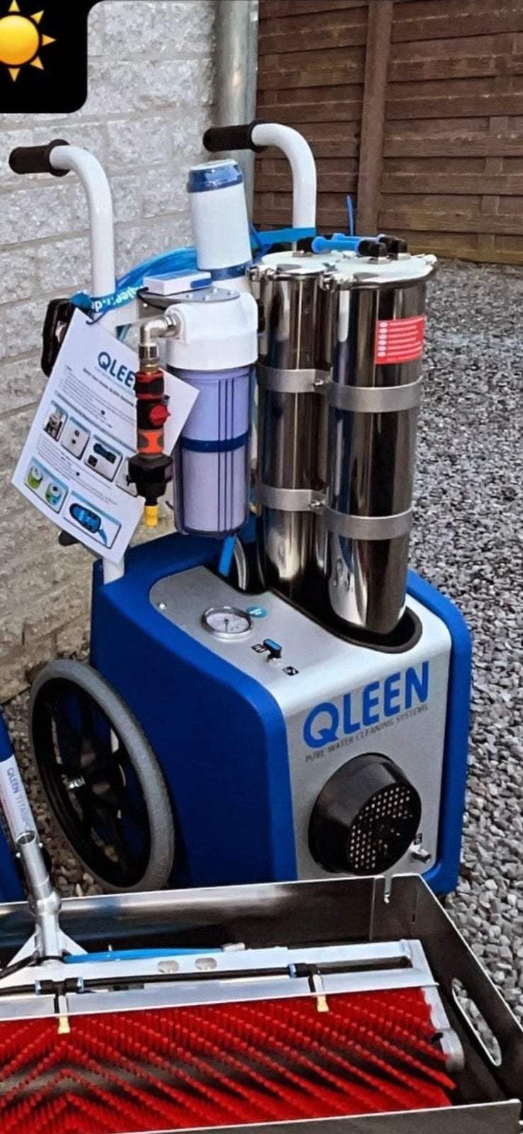 QLEEN professionele reinigingsmachine, Doe-het-zelf en Bouw, Reinigingsmachines, Ophalen, Gebruikt