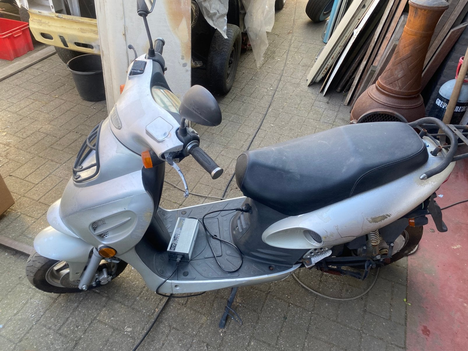 Elektrische scooter b klasse 45km/u, Ophalen, Gebruikt