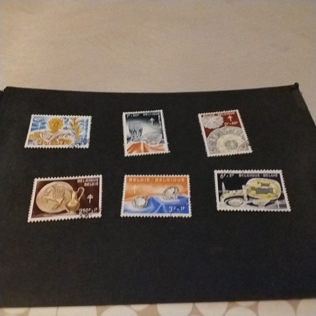 BELGIE  1163/1168 gestempeld met cote 10,00 €, Ophalen of Verzenden, Gestempeld