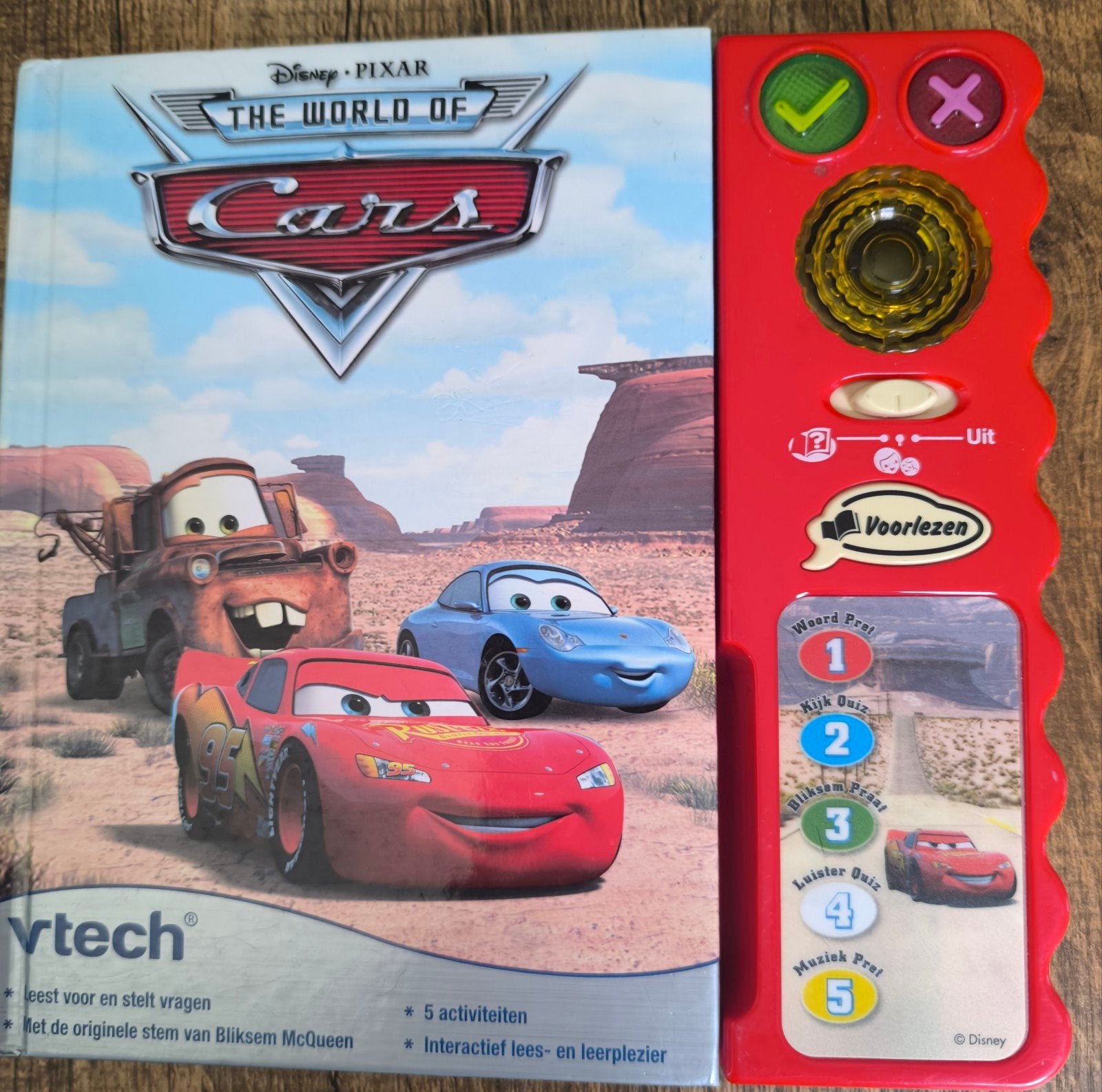 Vtech Le monde de l'automobile, Enlèvement, Utilisé, Langue et Lecture, Sonore