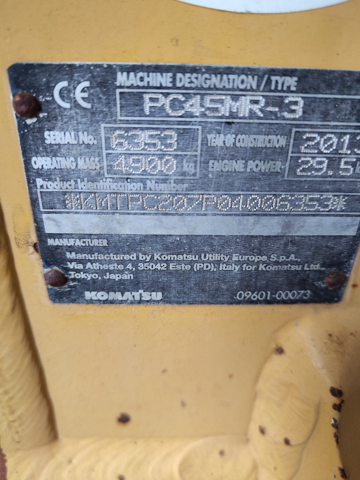 grue pc45mr PRIX A DISCUTER, Enlèvement, Grue