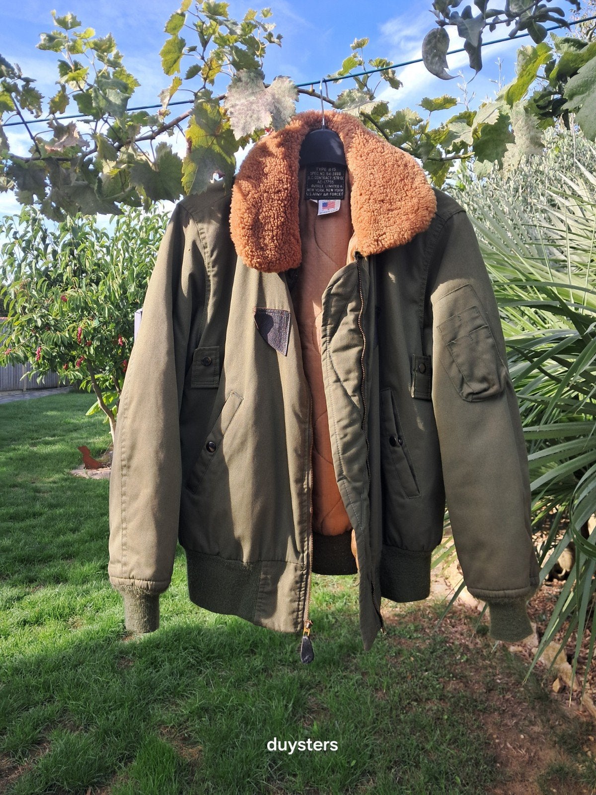 WW2 B-15a repro flight jacket, Ophalen of Verzenden