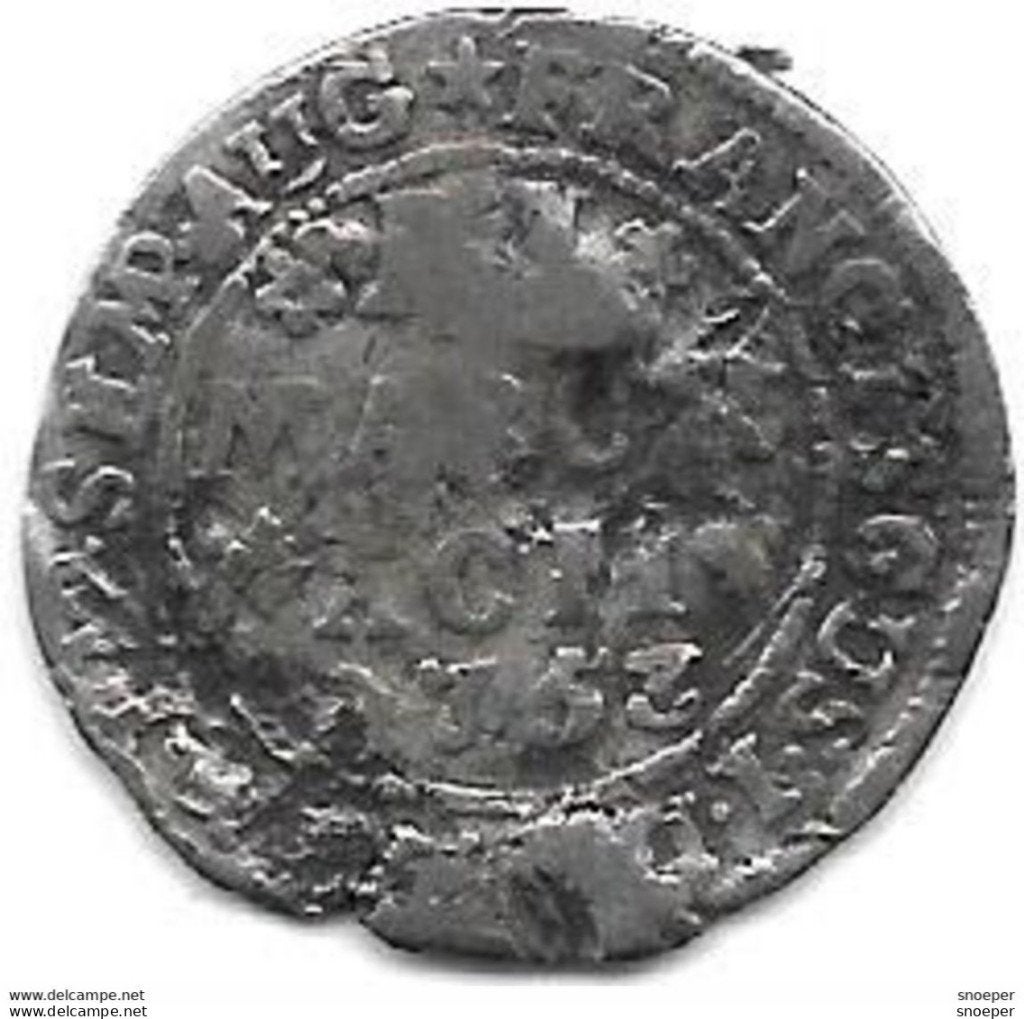 aachen 2 marck 1753 franciscus I km48 fr, Verzenden, Duitsland, Losse munt