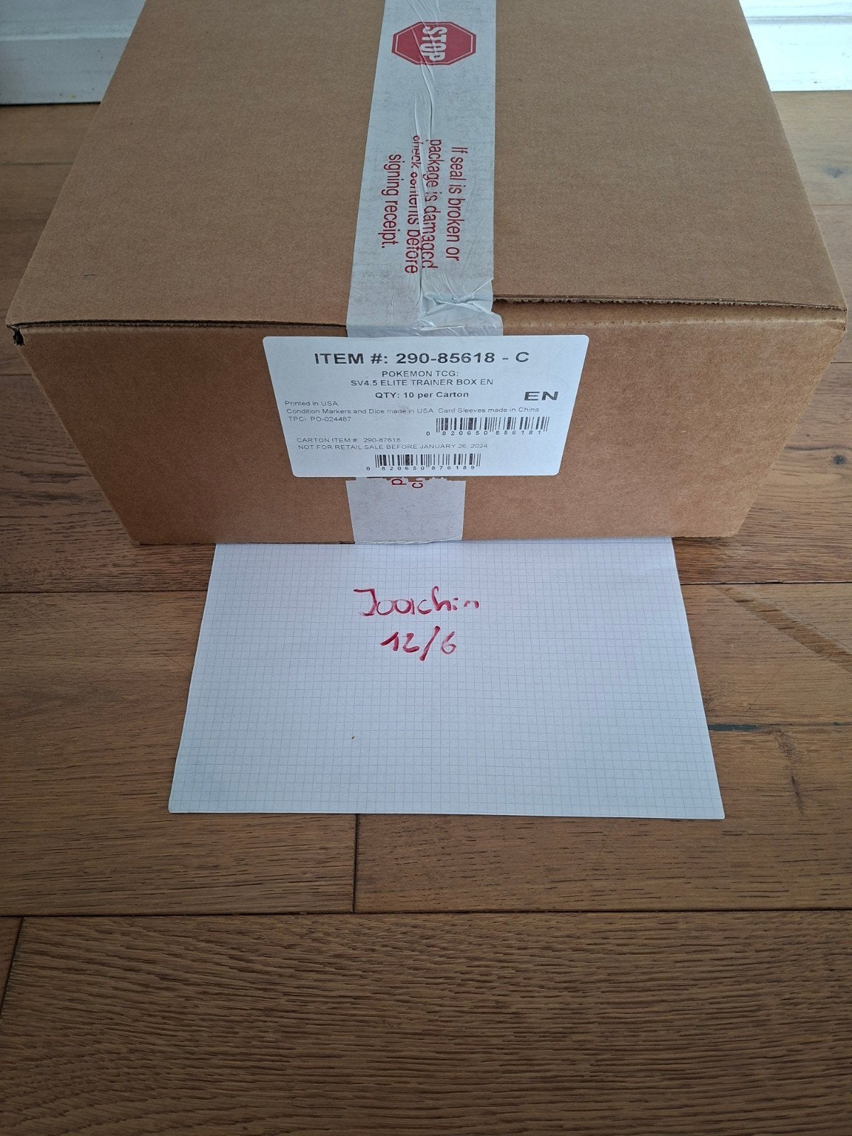 Paldean Fates ETB case, Ophalen of Verzenden