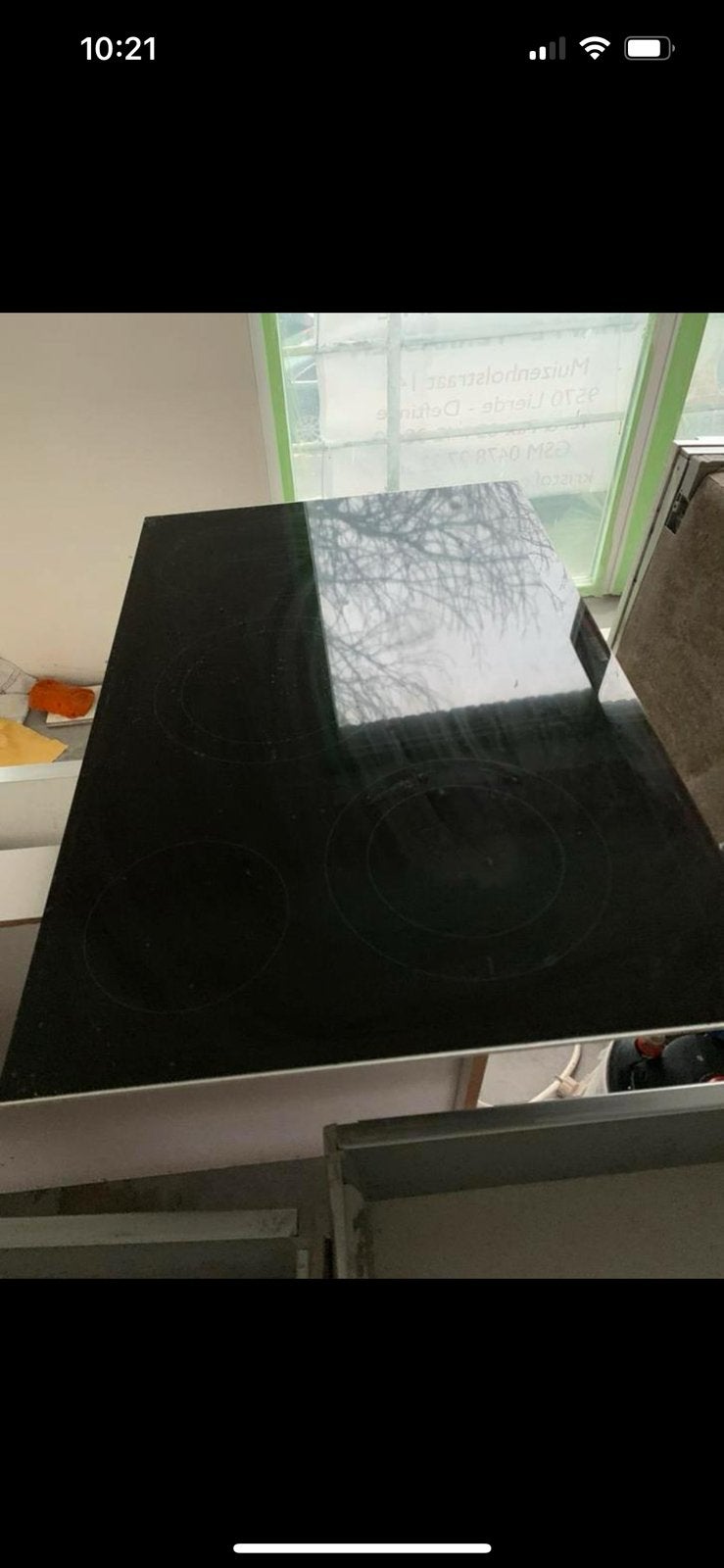 Keuken te koop wegens renovatie huis, Ophalen, Gebruikt, Wit, Graniet of Steen