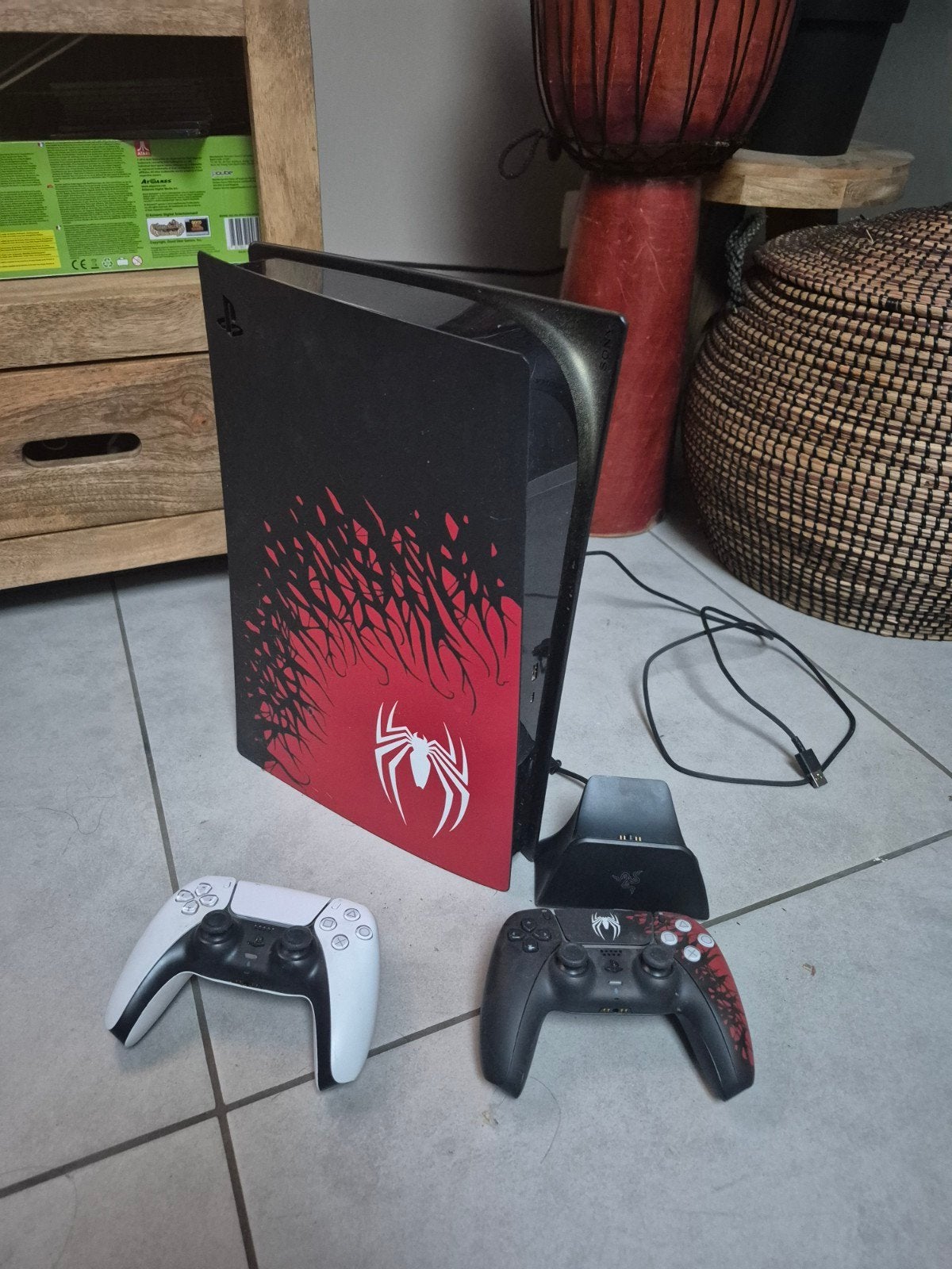 Ps5 spiderman disc edition +2 controlers +oplader van razer, Enlèvement, Playstation 5