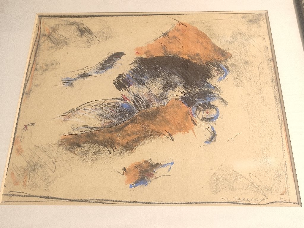 De Tarragon - tekening - vrouwelijk naakt, Antiek en Kunst, Ophalen, Tekening