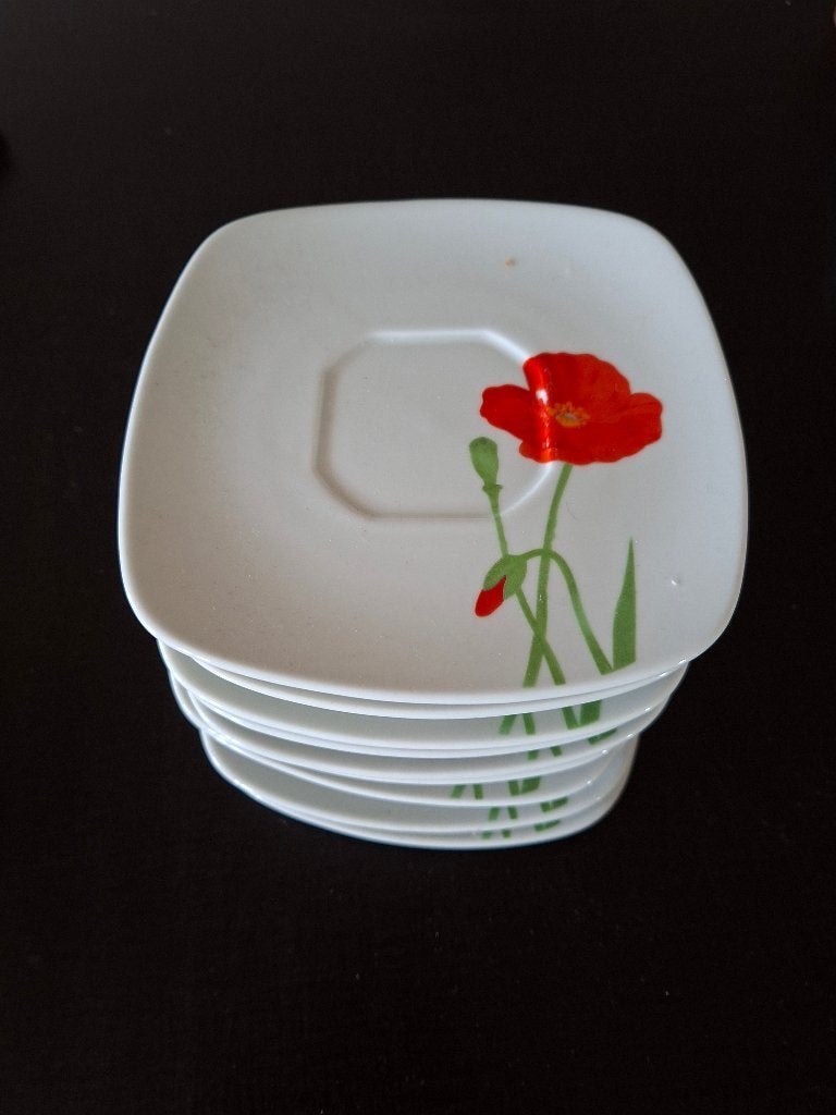Sous tasses, Comme neuf, Céramique, Enlèvement, Tasse(s) et/ou soucoupe(s)
