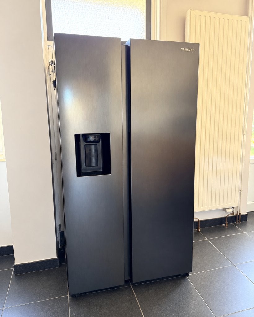 Frigo américain Samsung noir inox – Excellent état, Electroménager, Enlèvement, Comme neuf