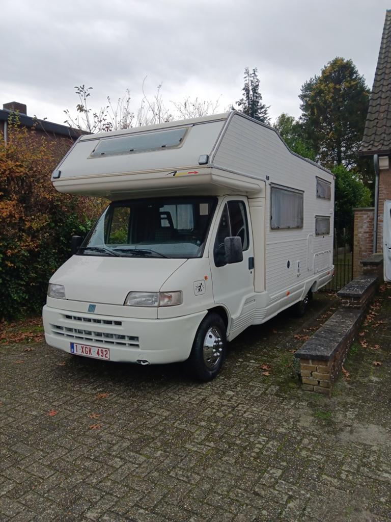 Fiat riviera 7persoons, voor export of opmaak 10000€, Caravanes & Camping, Siège de train, Airbags, Toilette à cassette, Boîte manuelle