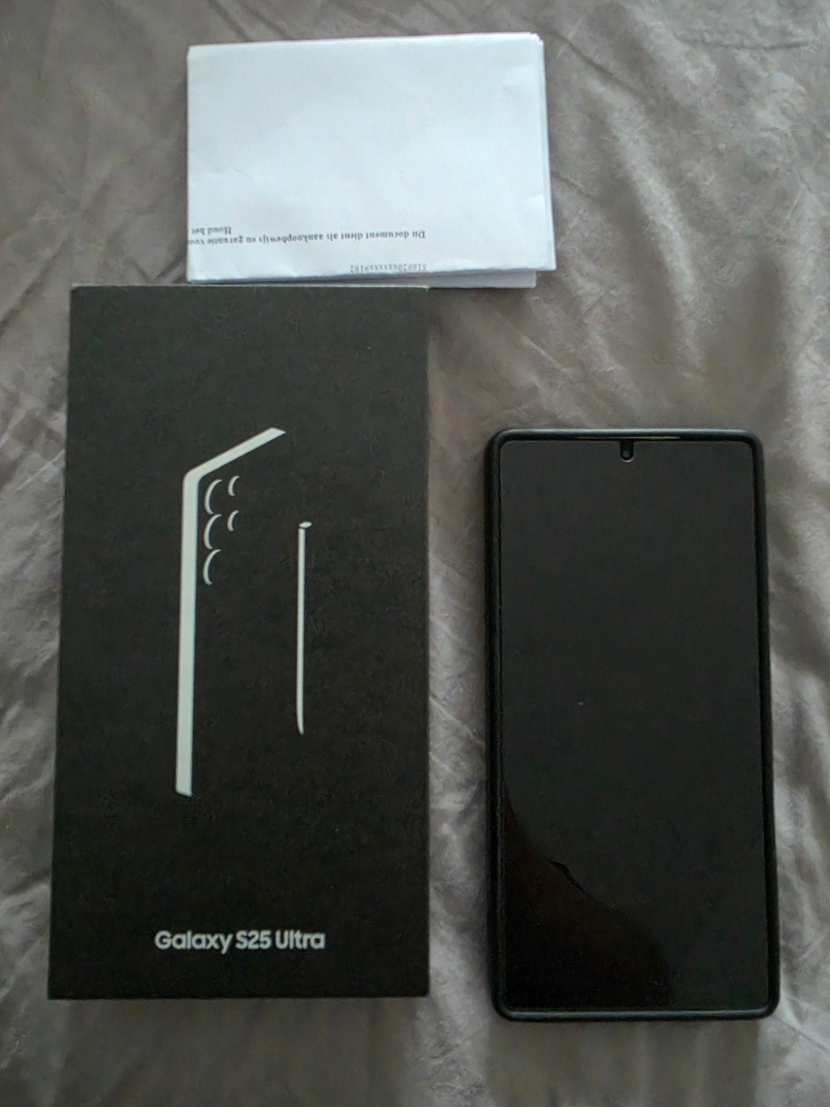 Samsung galaxy s25 ultra 256gb Factuur & Garantie, Enlèvement