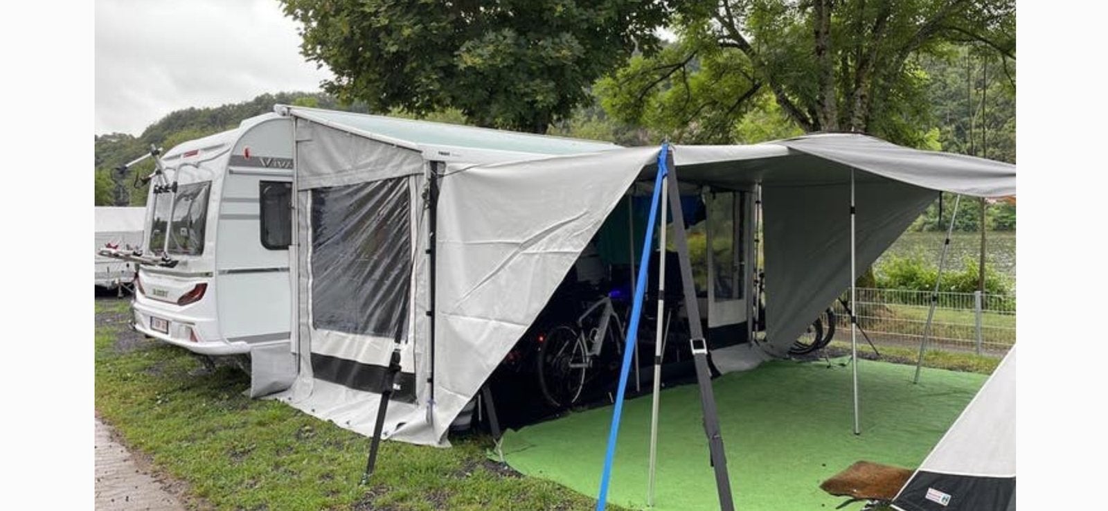 ‼️ Aanbouwtent te koop ‼️, Caravans en Kamperen, Ophalen, Zo goed als nieuw