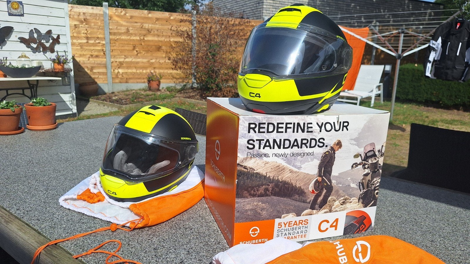 2 shuberth C4 maat M en L, Autres marques, Femmes, Casque intégral, Enlèvement